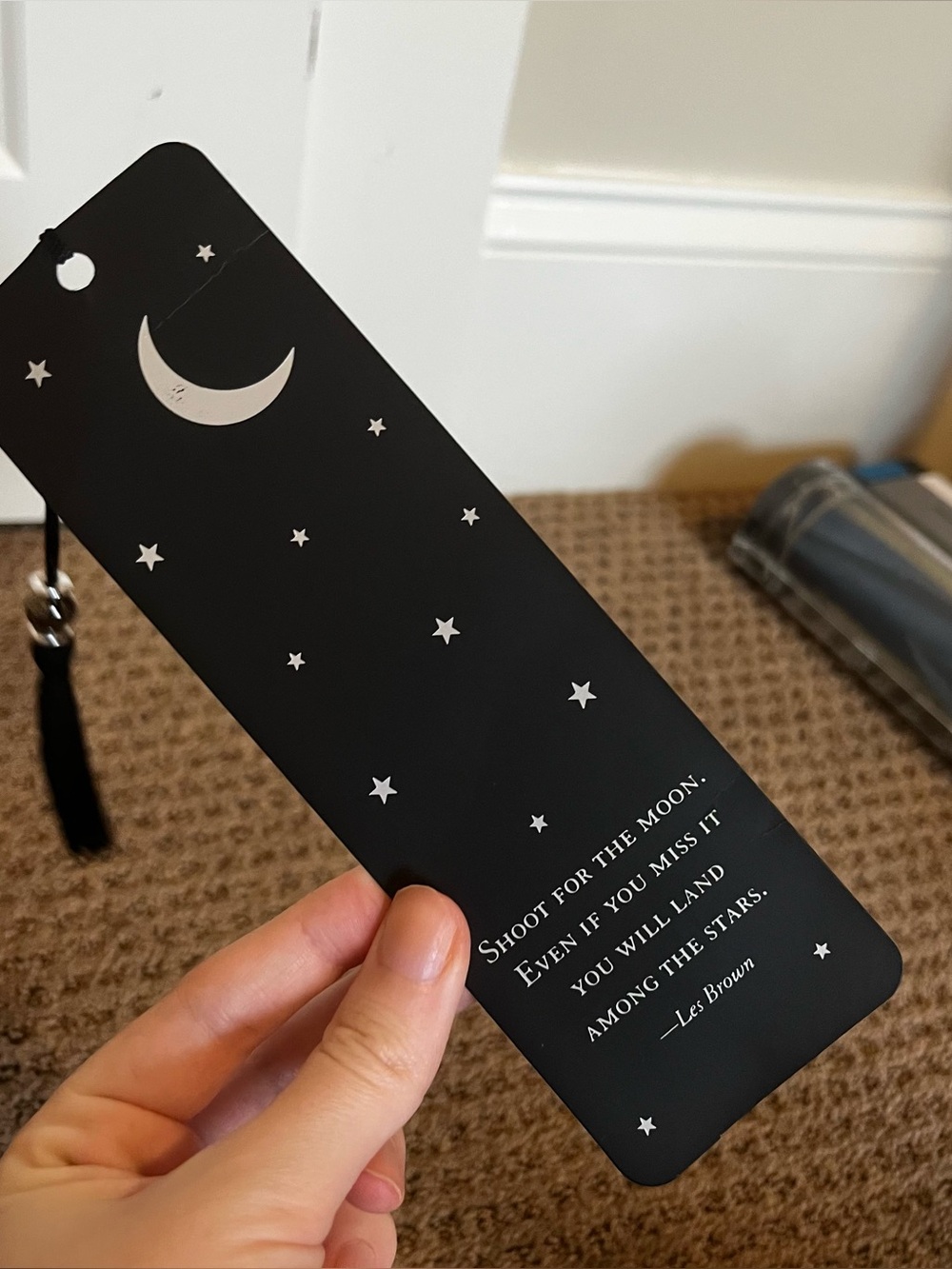 Shoot for the moon bookmark